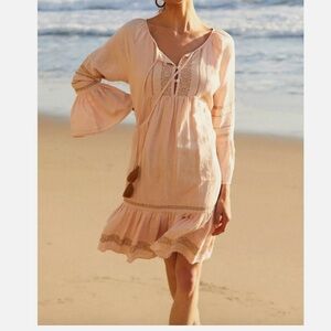 Anthropologie Roller Rabbit Maricruz Cover-Up Tunic Mini Dress Size XL